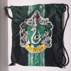 Large Dark Green Harry Potter Slytherin Drawbag